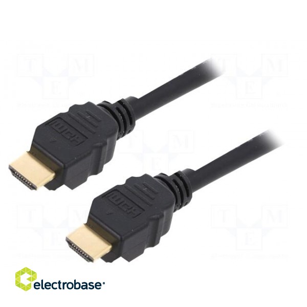 Cable | HDMI 2.1 | HDMI plug,both sides | 2m | black