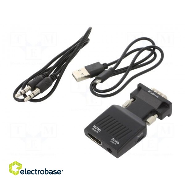 Converter | HDMI 1.4 | black | Features: works with FullHD, 1080p image 1