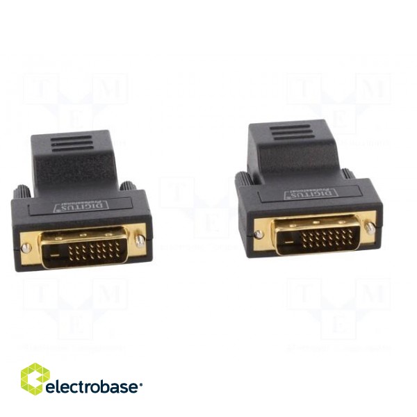 DVI extender | DVI-D (24+1) plug,RJ45 socket | 1920x1200px image 9