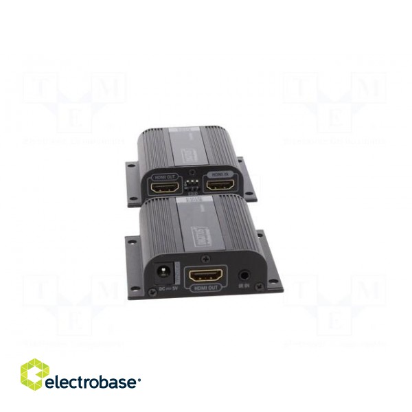 HDMI extender | HDCP 1.2a | HDMI socket x3,RJ45 socket x2 | black фото 9