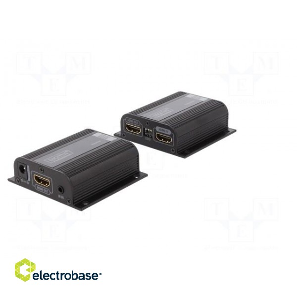 HDMI extender | HDCP 1.2a | HDMI socket x3,RJ45 socket x2 | black image 10