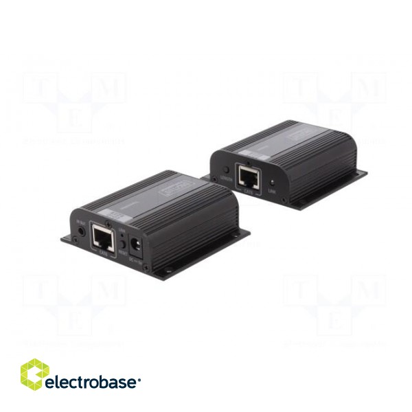 HDMI extender | HDCP 1.2a | HDMI socket x3,RJ45 socket x2 | black image 6