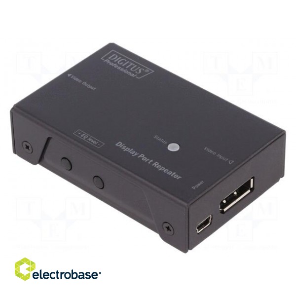 Repeater DisplayPort | USB B mini socket,DisplayPort socket x2 image 1