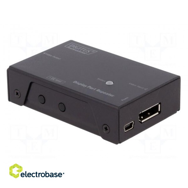 Repeater DisplayPort | USB B mini socket,DisplayPort socket x2 image 3