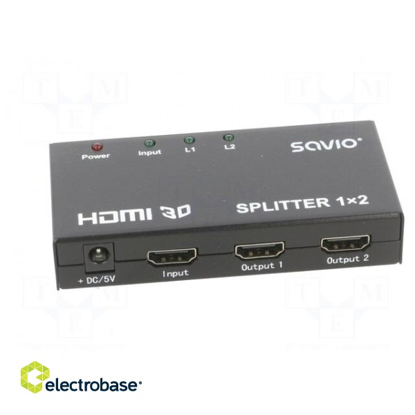 Splitter | black | Input: DC socket,HDMI socket image 9