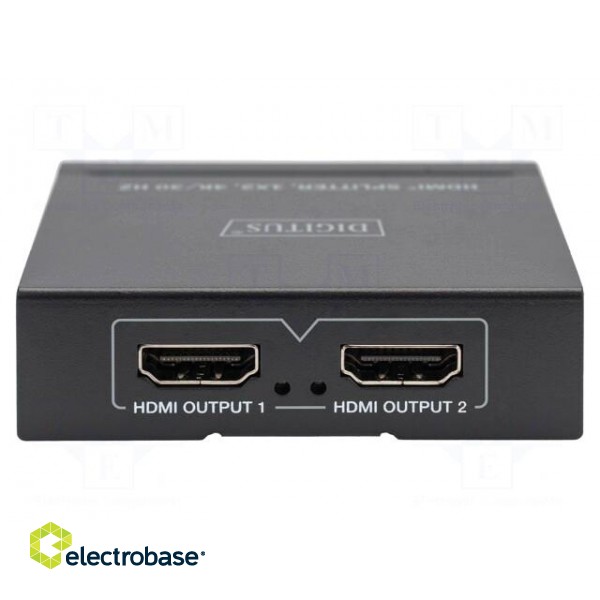 Splitter | HDCP 1.4,HDMI 1.4 | black | Input: DC socket,HDMI socket фото 2