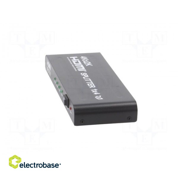Splitter | HDCP,HDMI 1.4 | black | Input: HDMI socket image 3