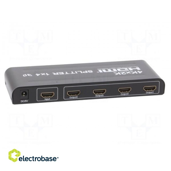 Splitter | HDCP,HDMI 1.4 | black | Input: HDMI socket image 5