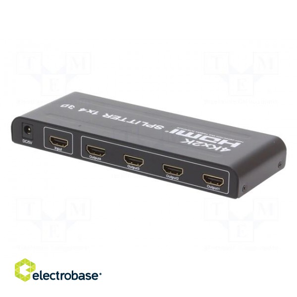 Splitter | HDCP,HDMI 1.4 | black | Input: HDMI socket фото 6