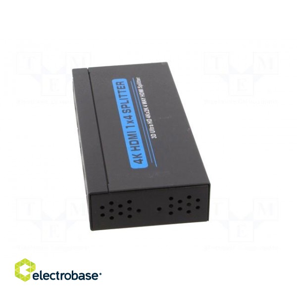 Splitter | HDMI 1.4 | Colour: black | Input: DC socket,HDMI socket image 7