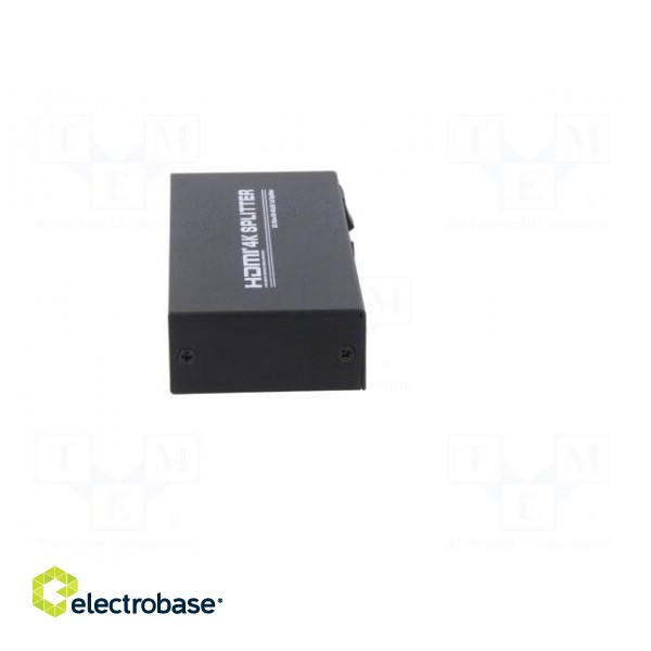 Splitter | HDMI 1.4 | black | Input: DC socket,HDMI socket image 7