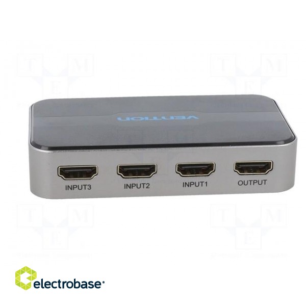Switch | HDCP 1.2,HDMI 1.4 | black,grey | Out: HDMI socket image 5