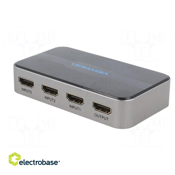 Switch | HDCP 1.2,HDMI 1.4 | black,grey | Out: HDMI socket image 6