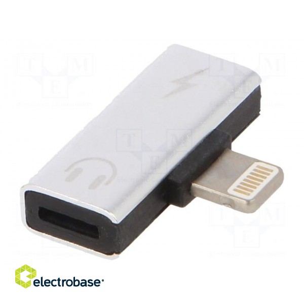 Adapter | Apple Lightning socket x2,Apple Lightning plug image 1