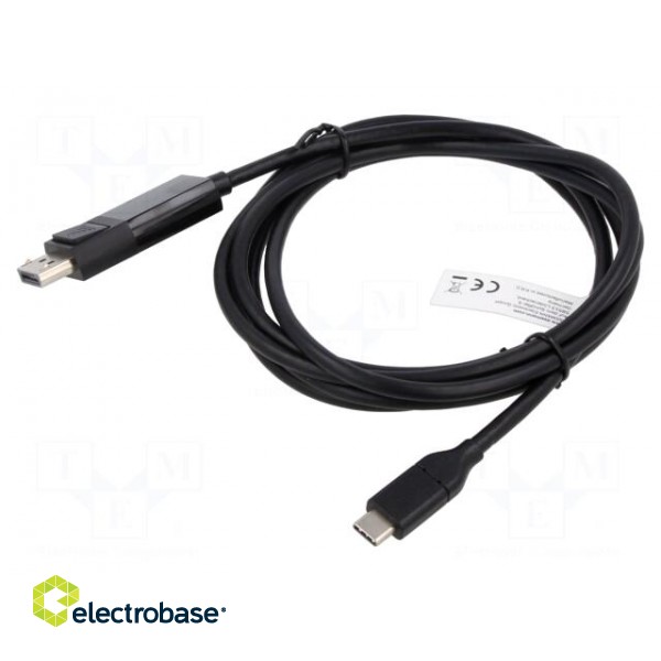 Adapter | DisplayPort 1.4,bidirectional | 2m | black