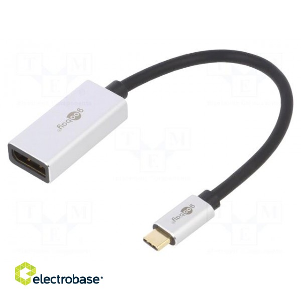 Adapter | DisplayPort 1.4,HDCP 2.2 | gold-plated | 0.15m | black