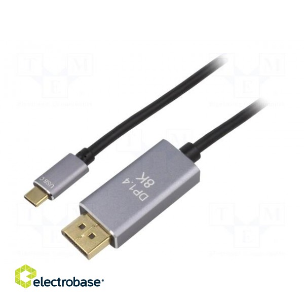 Adapter | DisplayPort 1.4,USB 3.1 | DisplayPort plug,USB C plug