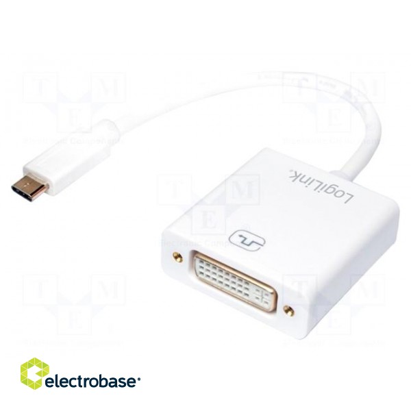 Adapter | HDCP 1.3,USB 3.0 | DVI-I (24+5) socket,USB C plug