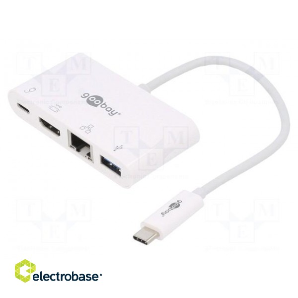 Adapter | HDMI 1.4,Power Delivery (PD),USB 3.0 | 0.15m | white