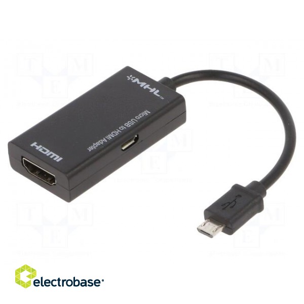Adapter | HDMI socket,USB B micro socket,USB B micro plug
