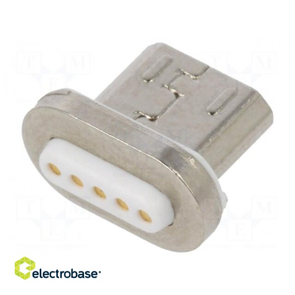 Adapter | magnetic,USB 2.0 | USB B micro plug | CC-USB2-AMLM31-1M image 2