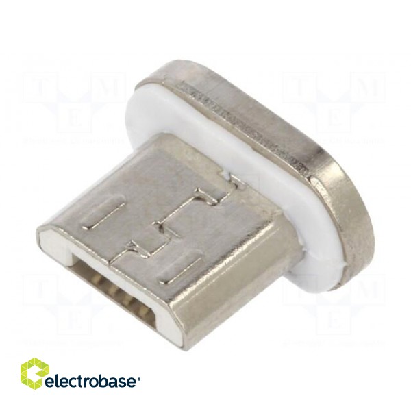 Adapter | magnetic,USB 2.0 | USB B micro plug | CC-USB2-AMLM31-1M image 1