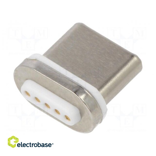 Adapter | magnetic,USB 2.0 | USB C plug | CC-USB2-AMLM31-1M image 2