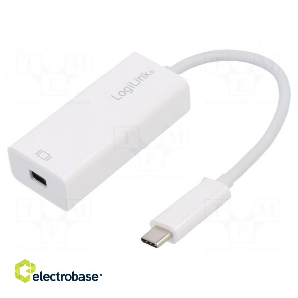 Adapter | USB C plug,mini DisplayPort socket | 0.15m