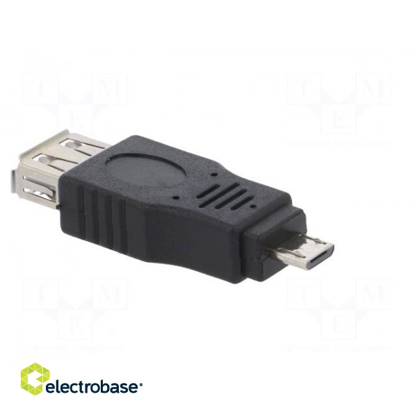 Adapter | OTG,USB 2.0 | USB A socket,USB B micro plug image 8