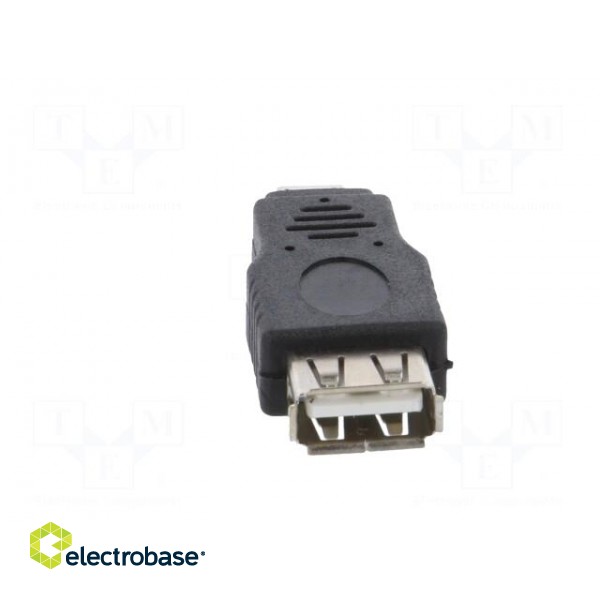 Adapter | OTG,USB 2.0 | USB A socket,USB B micro plug | black image 5