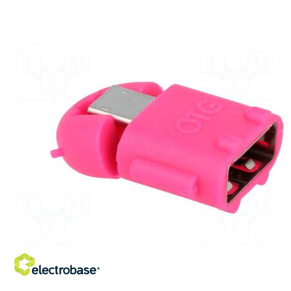 Adapter | OTG,USB 2.0 | USB A socket,USB B micro plug image 8
