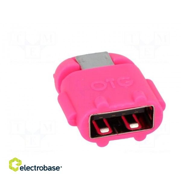 Adapter | OTG,USB 2.0 | USB A socket,USB B micro plug image 9