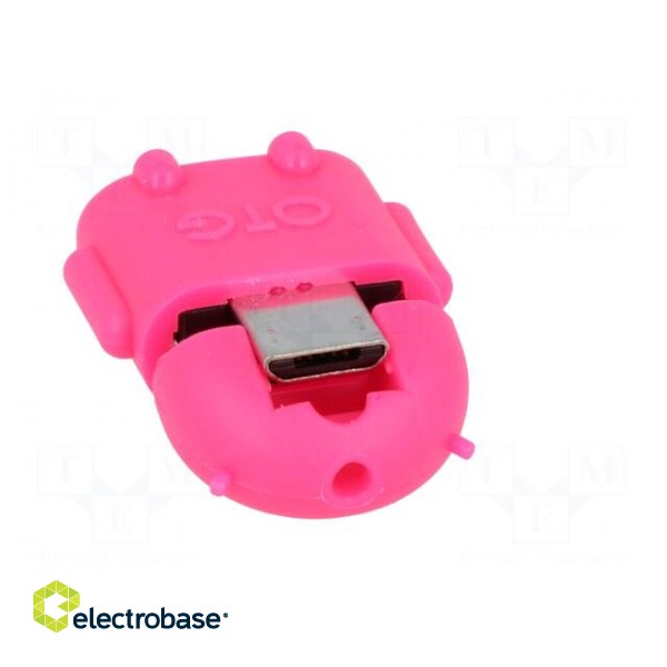 Adapter | OTG,USB 2.0 | USB A socket,USB B micro plug image 5
