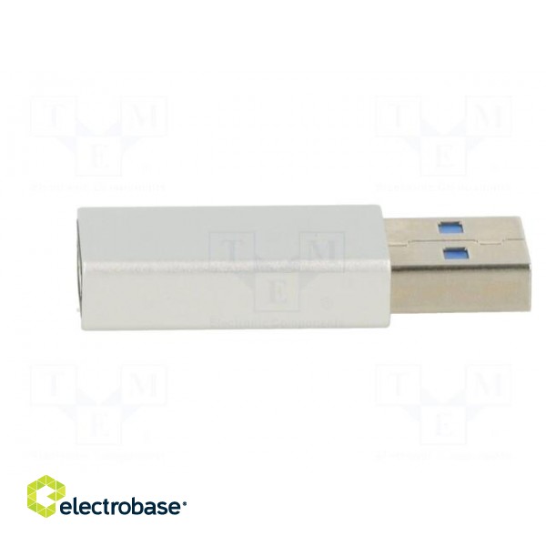 Adapter | OTG,USB 3.0 | USB A plug,USB C socket | 5Gbps | white | 3A image 7