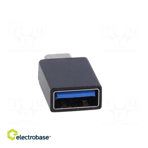 Adapter | OTG,USB 3.1 | USB A socket,USB C plug | nickel plated image 5