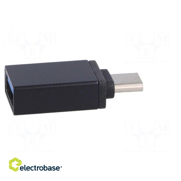 Adapter | OTG,USB 3.1 | USB A socket,USB C plug | nickel plated image 7
