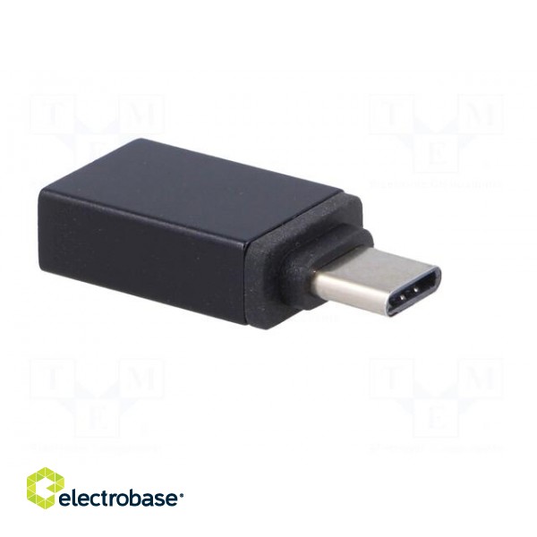 Adapter | OTG,USB 3.1 | USB A socket,USB C plug | nickel plated image 8