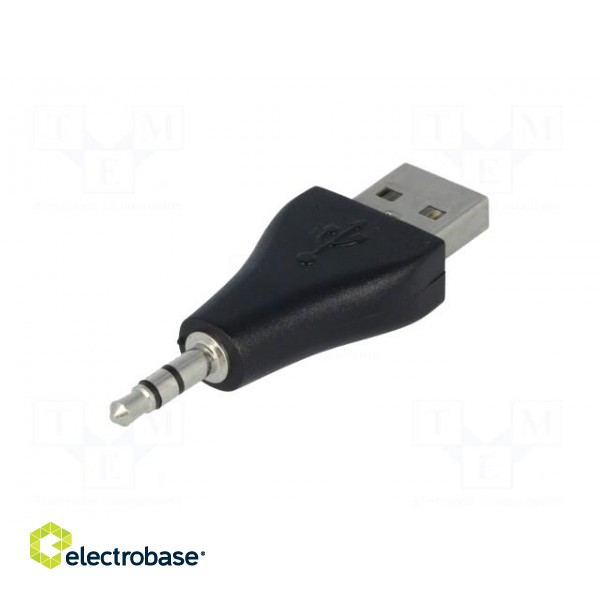 Adapter | USB 2.0 | USB A plug,Jack 3.5mm 3pin plug | gold-plated image 2