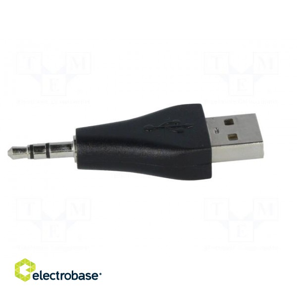 Adapter | USB 2.0 | USB A plug,Jack 3.5mm 3pin plug | gold-plated image 3