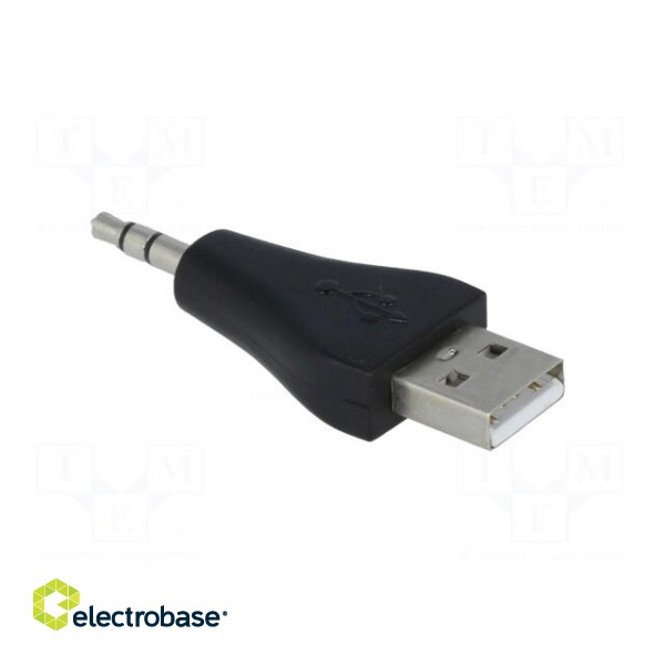 Adapter | USB 2.0 | USB A plug,Jack 3.5mm 3pin plug | gold-plated image 4
