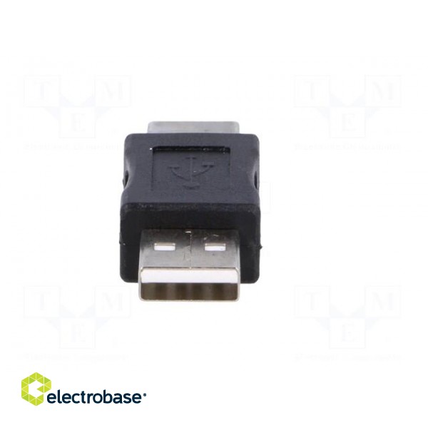 Adapter | USB 2.0 | USB A plug,both sides | nickel plated фото 9