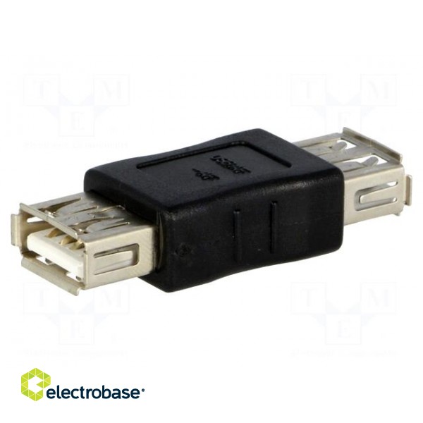 Adapter | USB 2.0 | USB A socket,both sides image 1