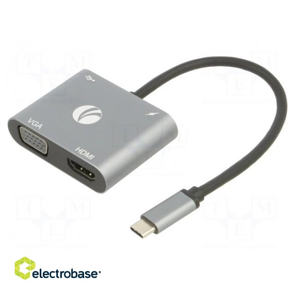 Adapter | USB 2.0,USB 3.0 | nickel plated | 0.15m | black | 480Mbps