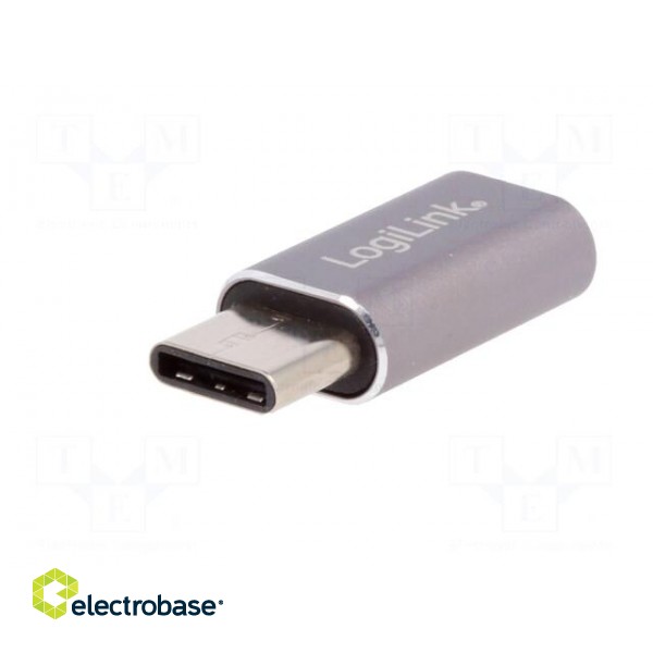 Adapter | USB 2.0,USB 3.0 | USB B micro socket,USB C plug paveikslėlis 2