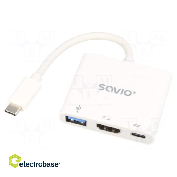 Adapter | Power Delivery (PD),USB 3.0 | 5Gbps | white