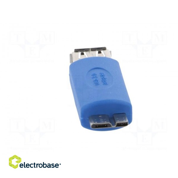 Adapter | USB 3.0 | USB A socket,USB B micro plug | nickel plated image 9