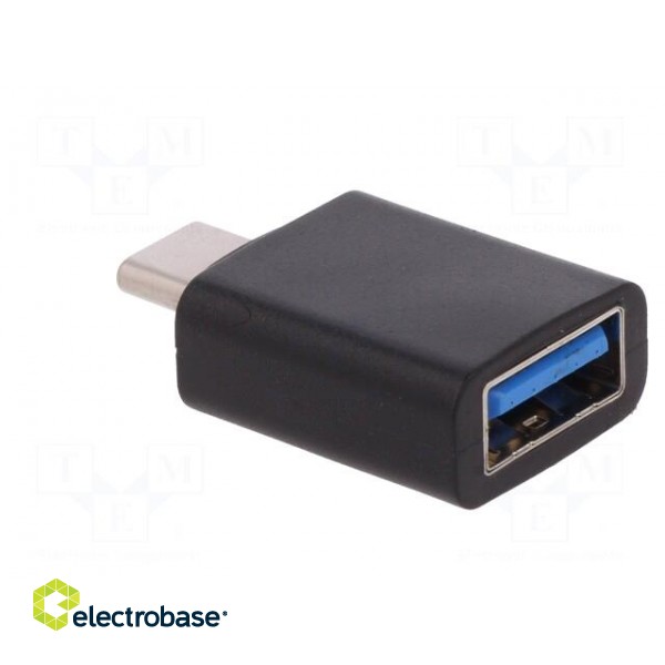 Adapter | USB 3.0 | USB A socket,USB C plug | nickel plated | 5Gbps image 4