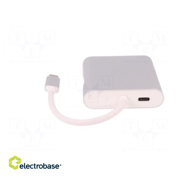 Adapter | USB 3.0,USB 3.1 | nickel plated | 200mm | Colour: silver paveikslėlis 5