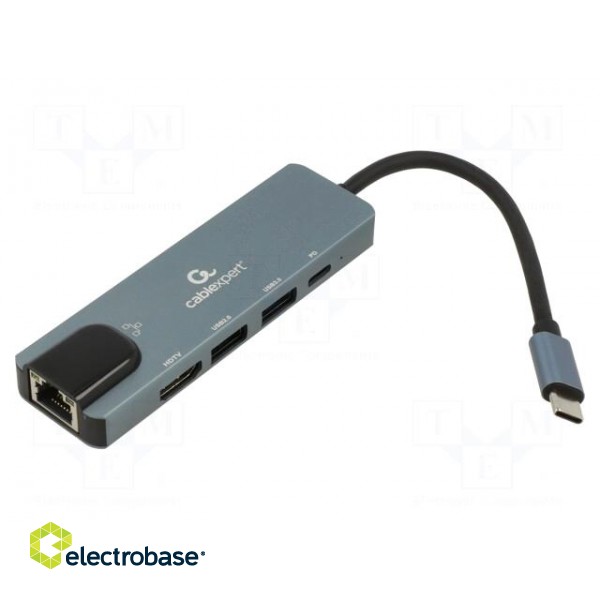 Adapter | USB 3.1 | 0.12m | black | 5Gbps | grey | Cablexpert