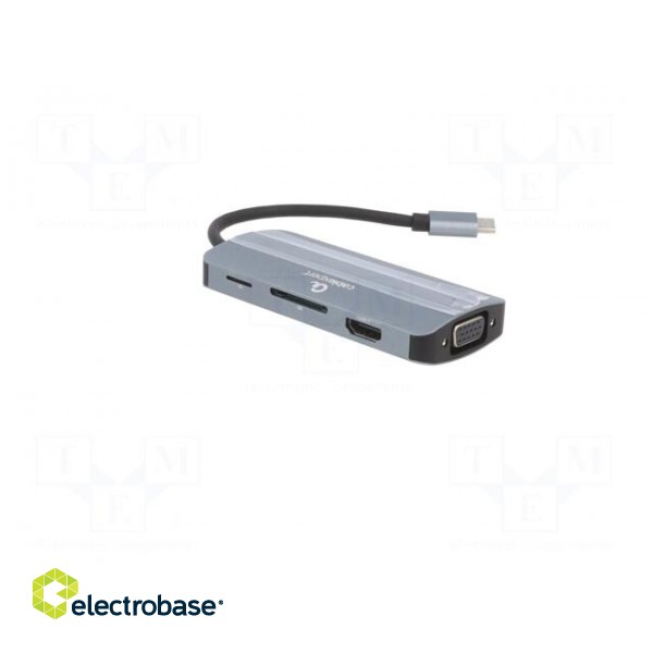 Adapter | USB 3.1 | 0.12m | black | 5Gbps | grey | Cablexpert image 8